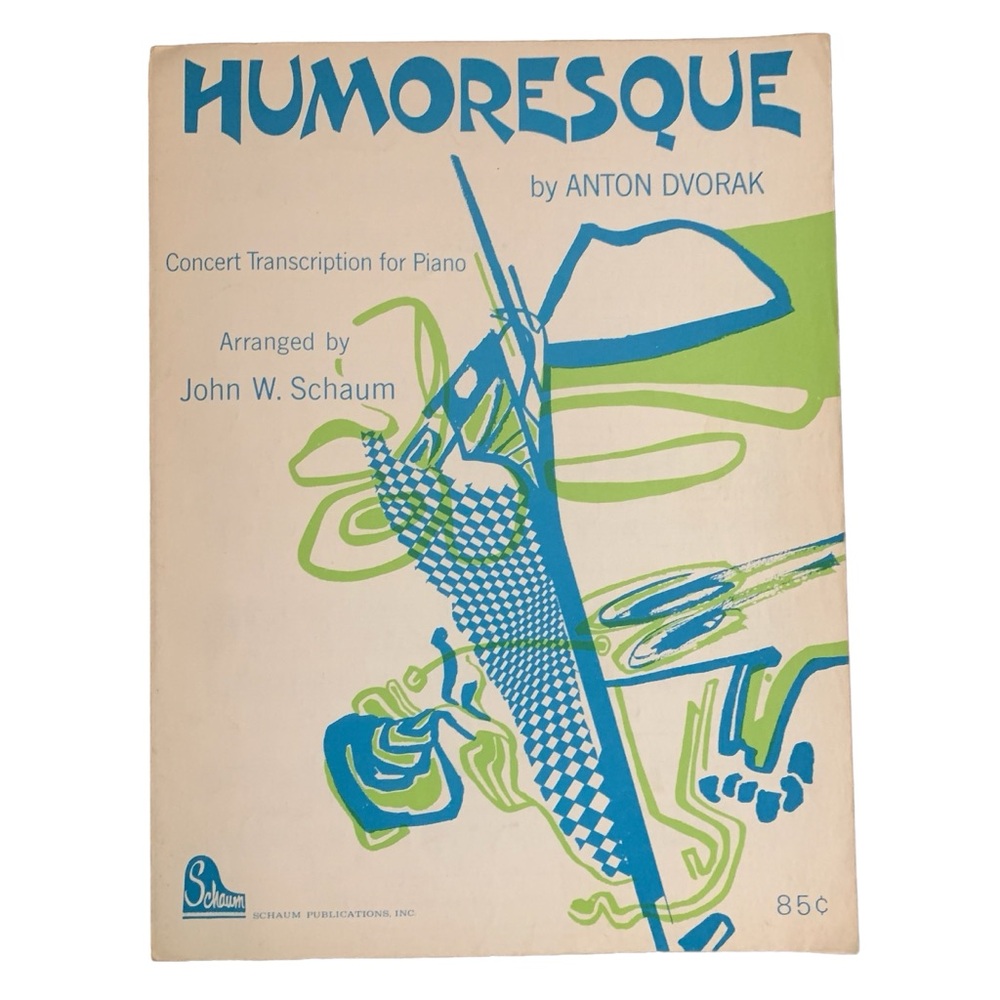 Humoresque Sheet Music by Anton Dvorak for Piano Arranged by John W. Schaum